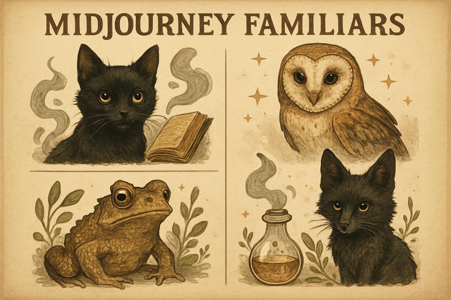 Midjourney familiars