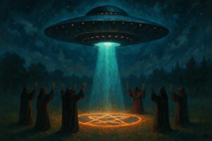 UFO landing manifestation ritual