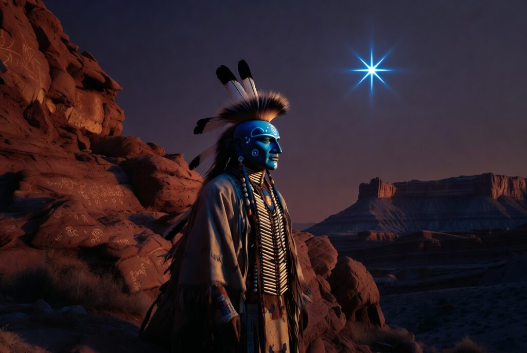Hopi Prophecy Blue Star Kachina - 3